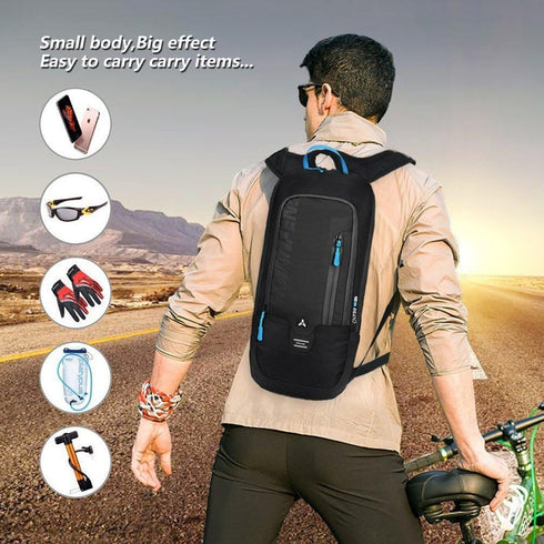 Bike Backpack, 6L Biking Bicycle Cycling Backpack Breathable Bag for Running Skiing